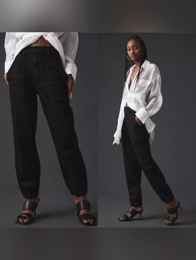 MOTHER The Wrapper Patch Springy Ankle in Not Guilty Wash Size 27